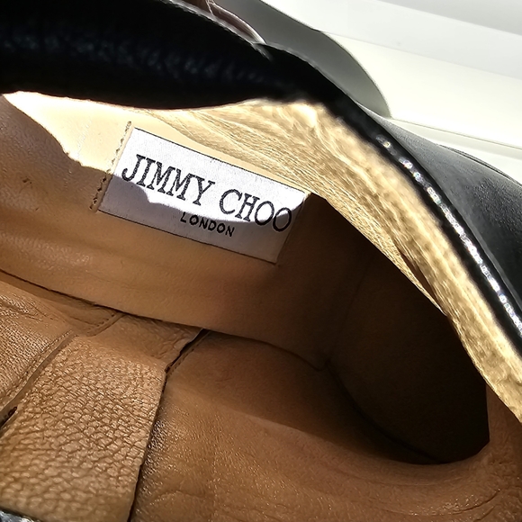 Jimmy choo metal heeled ankle boot size 36 - Picture 6 of 7